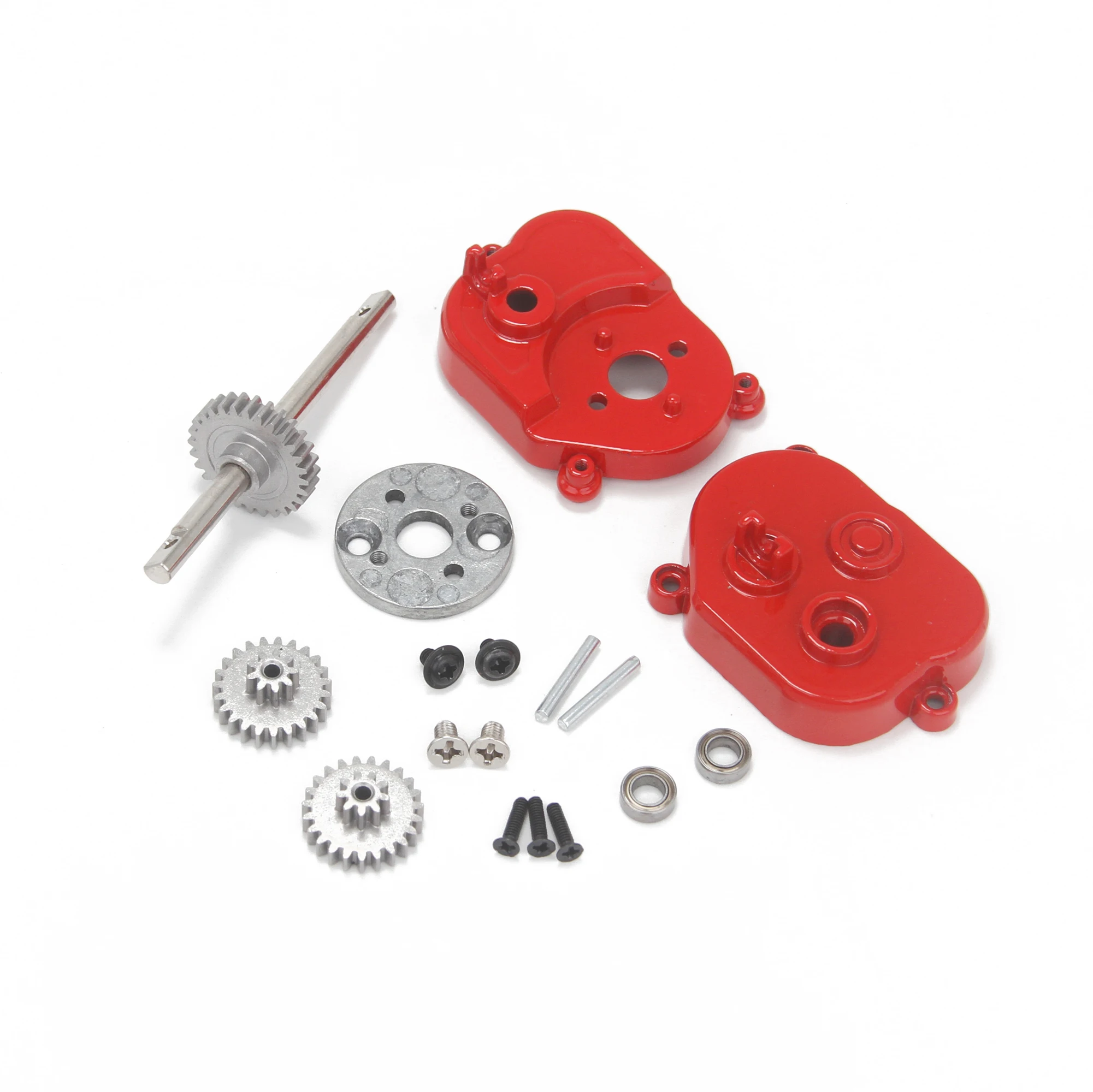 Metal Transmission Gearbox Gear Box for 370 Motor 1/12 RC Car Crawler MN Model MN82 MN78 MN99S MN168 MN98 Upgrade Accessories