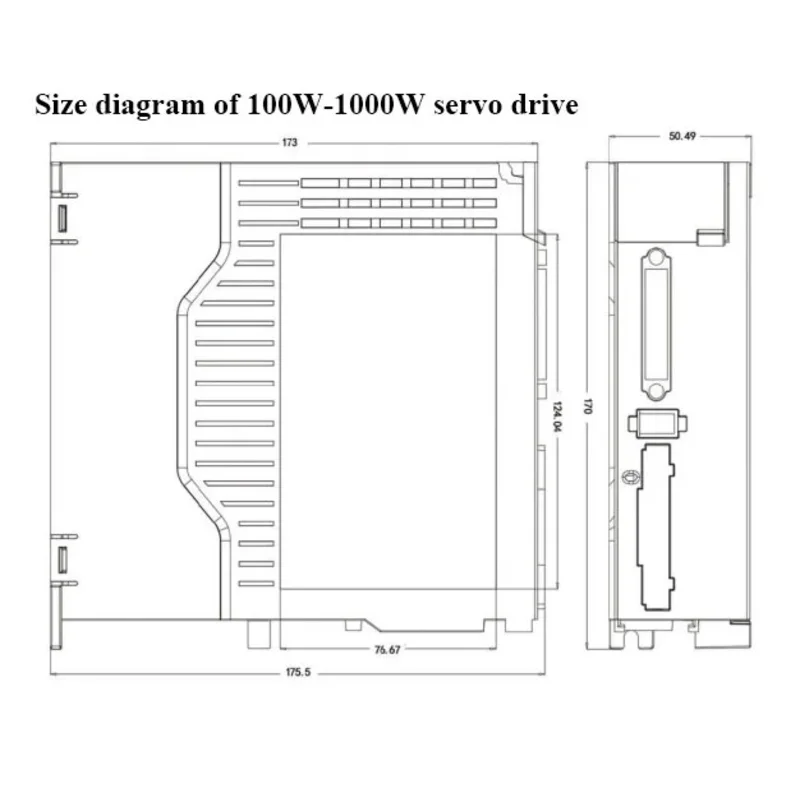 SD800 Ethercat 버스 서보 드라이브 400w 750w 850w 1kw 220V 재봉틀용 서보 모터 및 드라이브