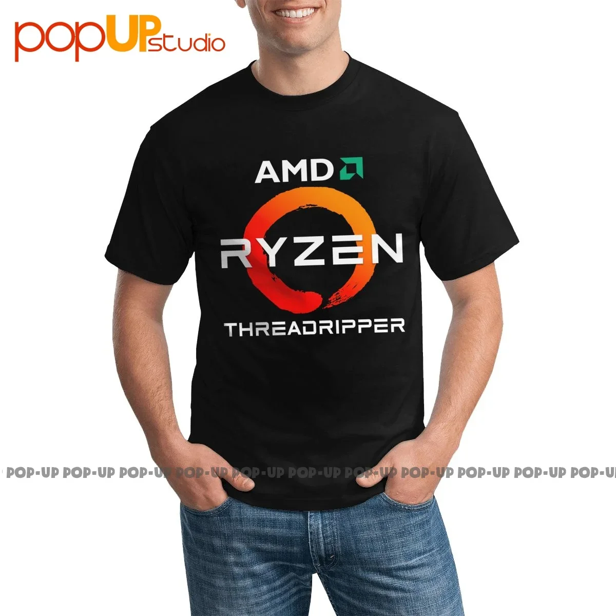

Футболка Vtg Amd Ryzen Threadripper Processors, стильная модная футболка высокого качества