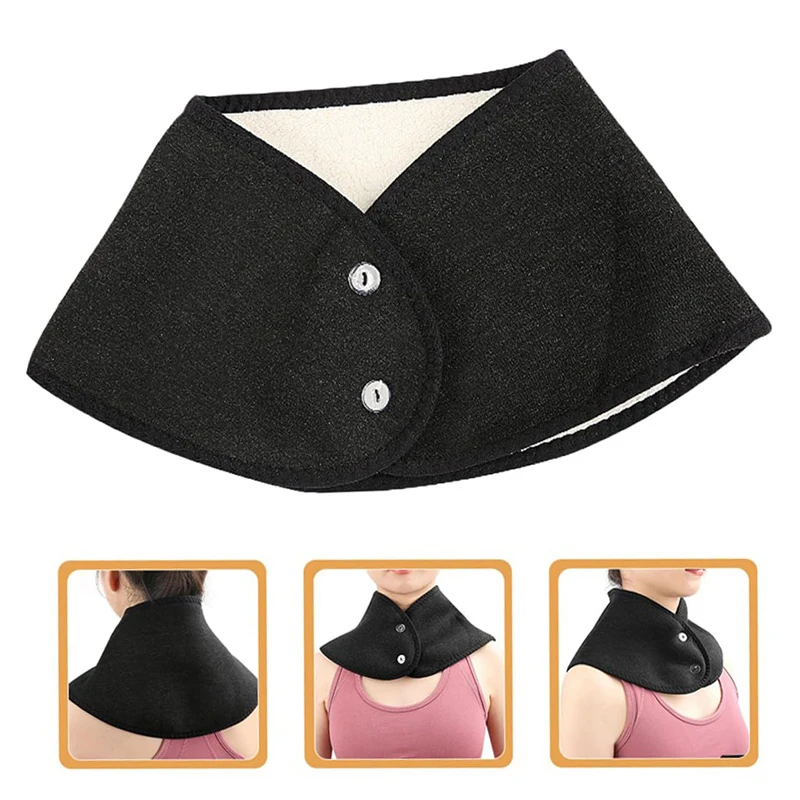 الدفء الكتف هدفين الشتاء فو صوف الضأن الكتف واقية شال الرقبة الظهر دفئا التفاف الرأس لكبار السن والأمومة