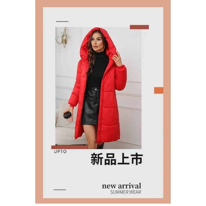 2025年新作 レディース パーカー フード付き ミディアム丈 スリム 無地 ゆったり 長袖 パーカー ファッション 暖かい ジップアップ 女性用コート ホワイト