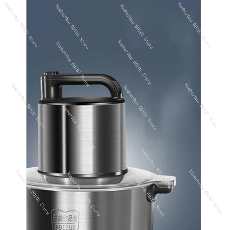 Stainless Steel 10L Electric Chopper Meat Grinders 1500W Food Processor Blender Kitchen Vegetable Chopper Meat Slicer Machines