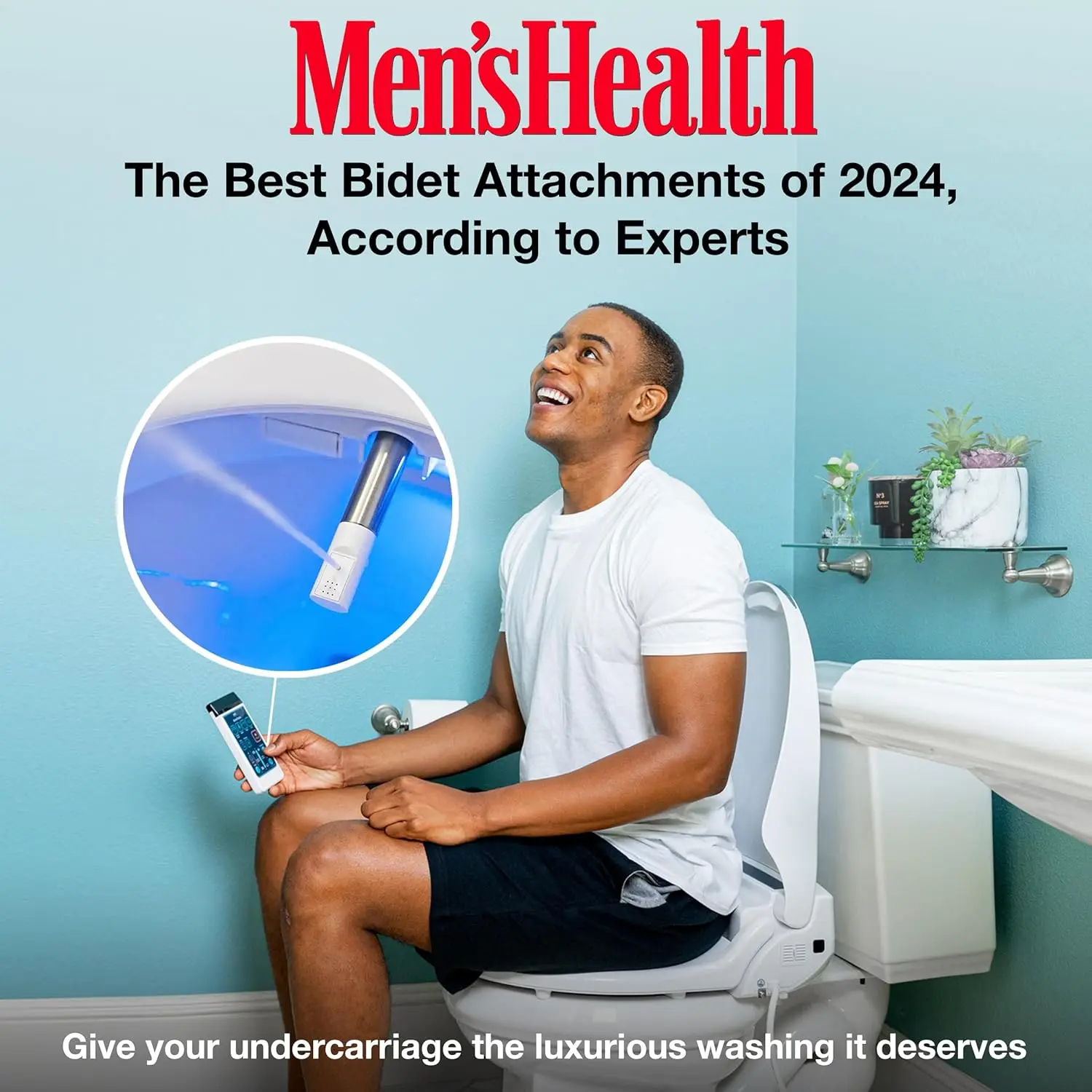 Electric bidet heated smart toilet seat, unlimited hot water, wireless remote control, deodorant, and warm air dryer