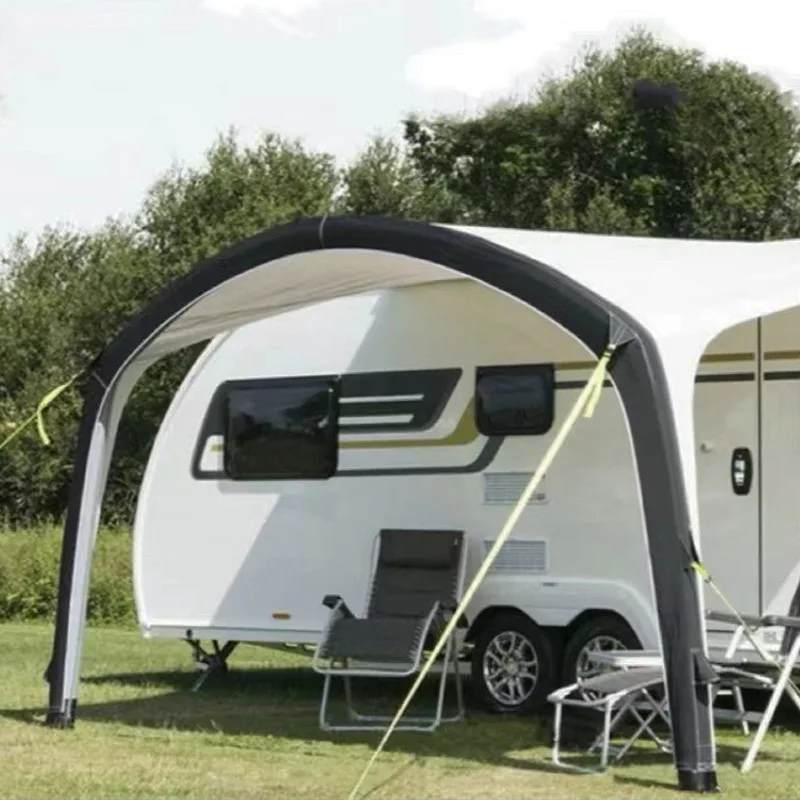 Camping outdoor inflatable side tent, rainproof and waterproof outdoor essential inflatable side tent