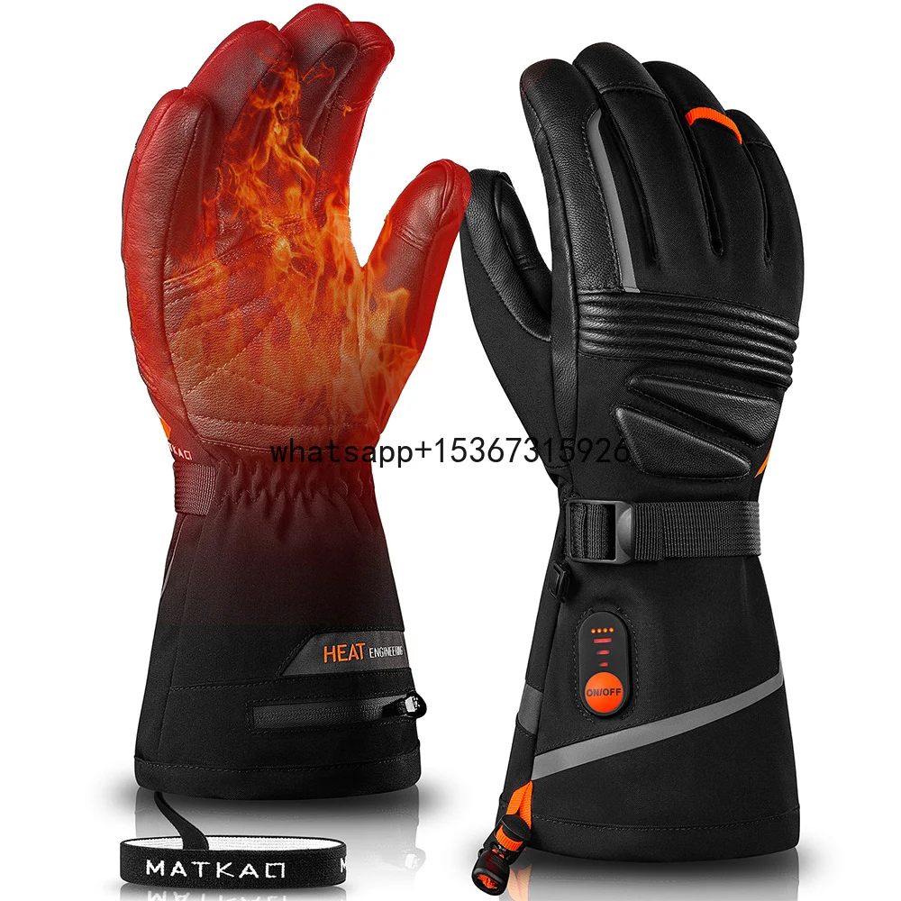 Winter USB Electric Heated Gloves Warm Skiing Moto Heated Finger Gloves New Version Electronic Heating Gloves USB hand