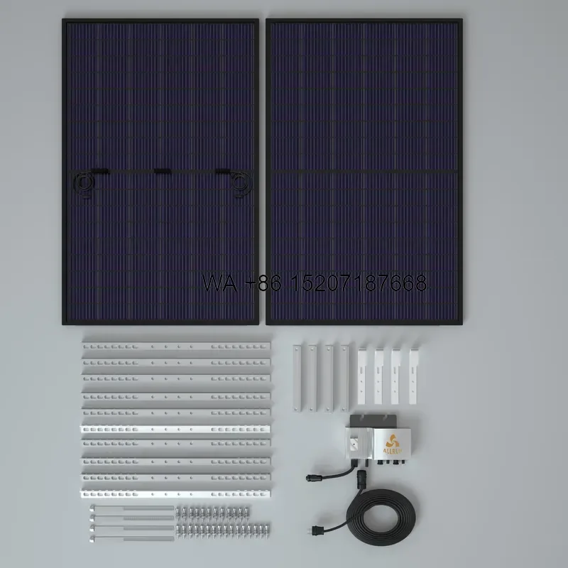Wmwmnu for Germany Hot Sell Complete 10KW 20KW 25kw Balcony Solar Panel System 1200W 1000w 800W 600W Balcony Solar Kit