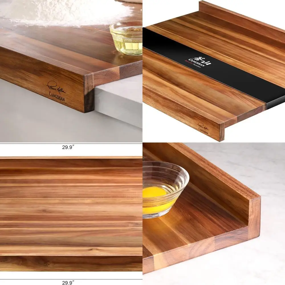 

Acacia Wood 24x30x1 Rolling Pin Pad for Dough