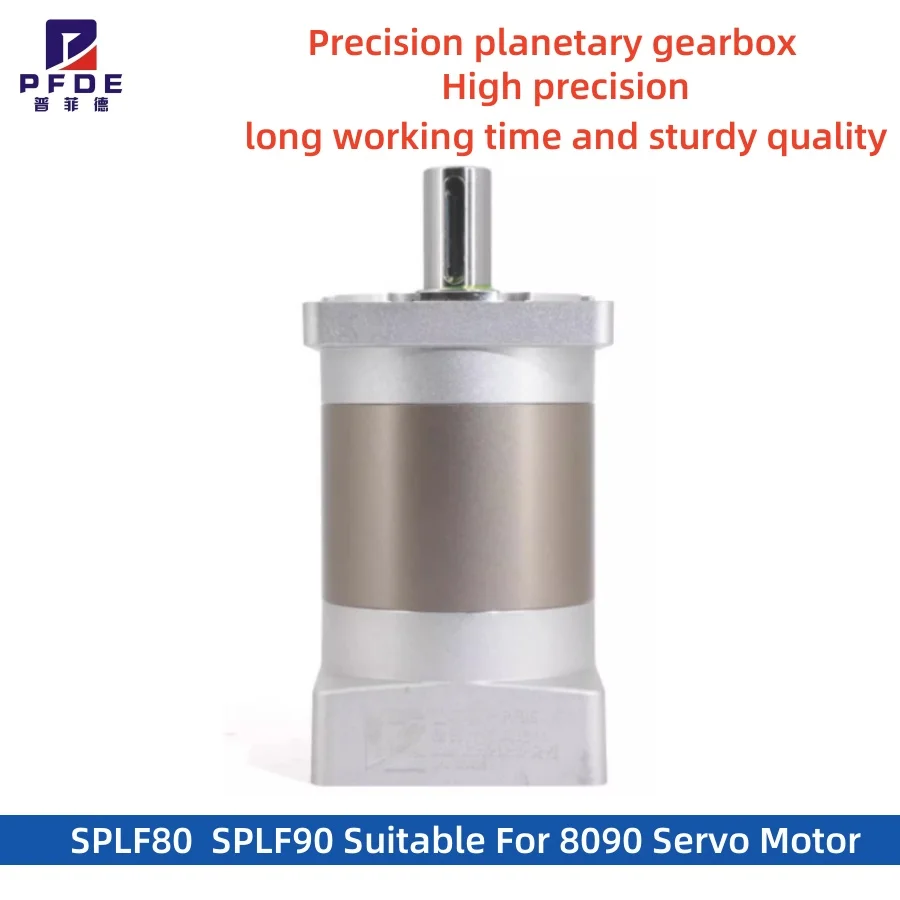 

Планетарный редуктор SPLF80 SPLF90, подходит для серводвигателя 8090, 750 Вт, 1000 Вт, передаточное число 5/10 макс. 104 Нм