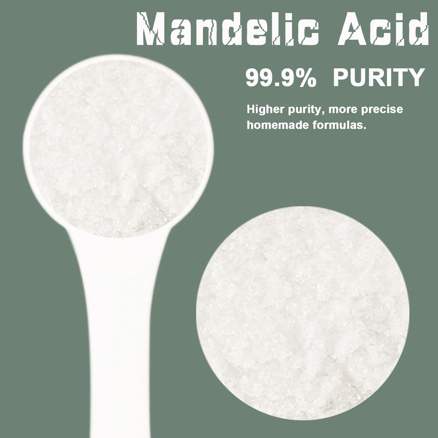 Mandelic acid powder, 99.9% Purity,  Peel/Mask or add to Cream, Moisturizer,DIY Cosmetic Grade For Mandelic Acid Serum,