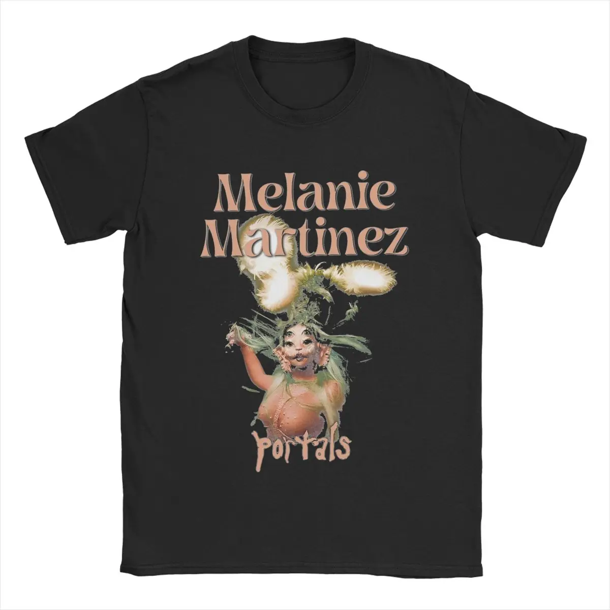 Big Portals Melanie Martinez T-Shirts for Men Novelty 100% Cotton Tees Crew Neck Short Sleeve T Shirt Gift Idea Tops