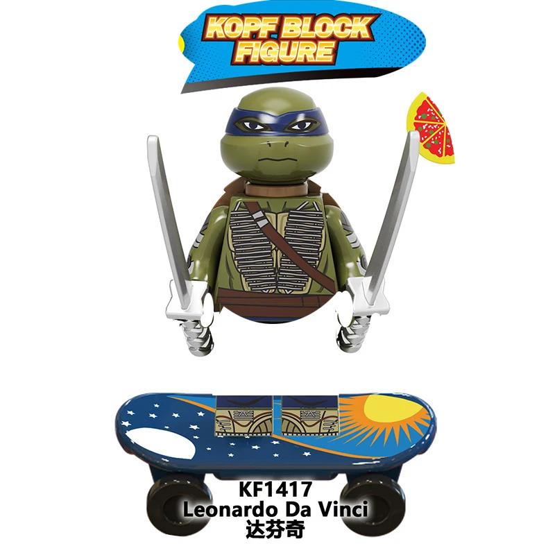 Teenage Mutant Ninja Turtles Blocks Marvel Bricks For Toys Gifts Venom Mini Action Figures Children Building Blocks For Party