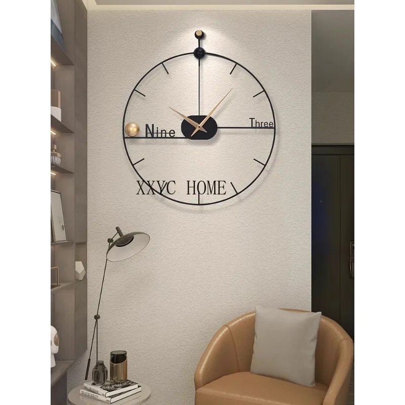 

Wall Clock Living Room Atmospheric Fashion Wall Watch Modern Simple Creative Wall Decoration Clock