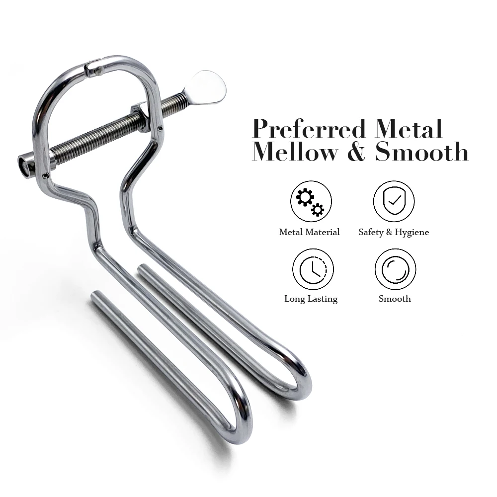 الفولاذ المقاوم للصدأ الشرج المهبل مفرشة المتوسع قابل للتعديل الشرج بعقب المكونات منظار BDSM SM Adule الجنس لعب للرجال النساء مثلي الجنس زوجين #4