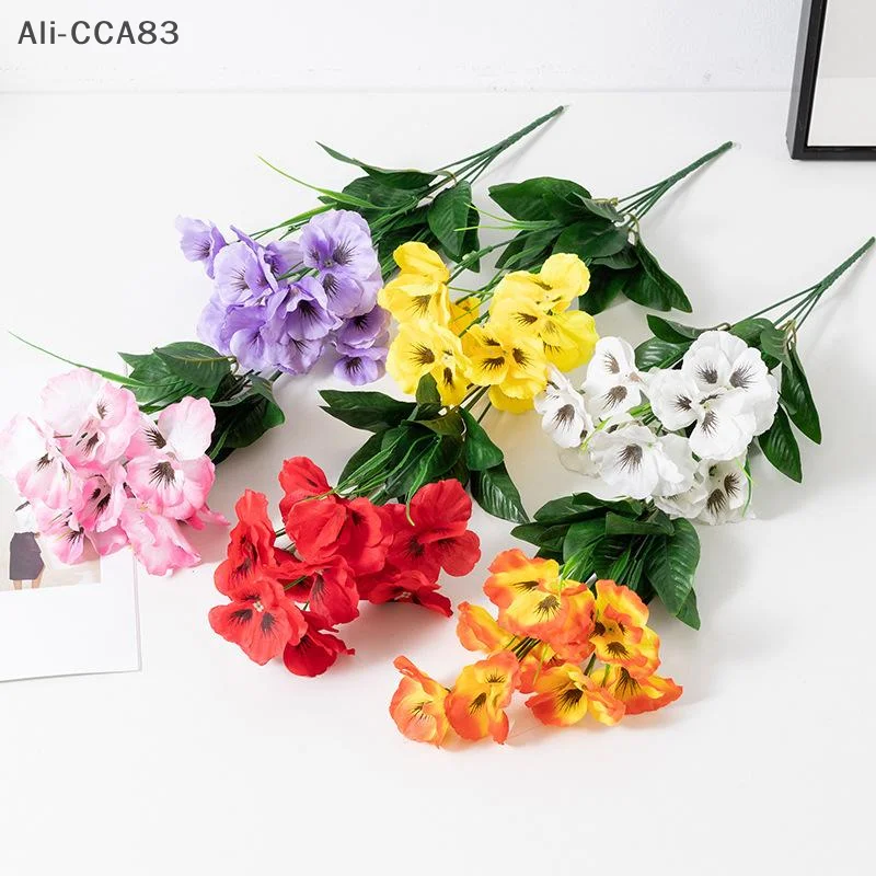 

Artificial Bouquet 1 Bouquet 5 Branch 10 Heads Butterfly Flower Artificial Flower Wedding Holding Flowers Home Room Table Decor