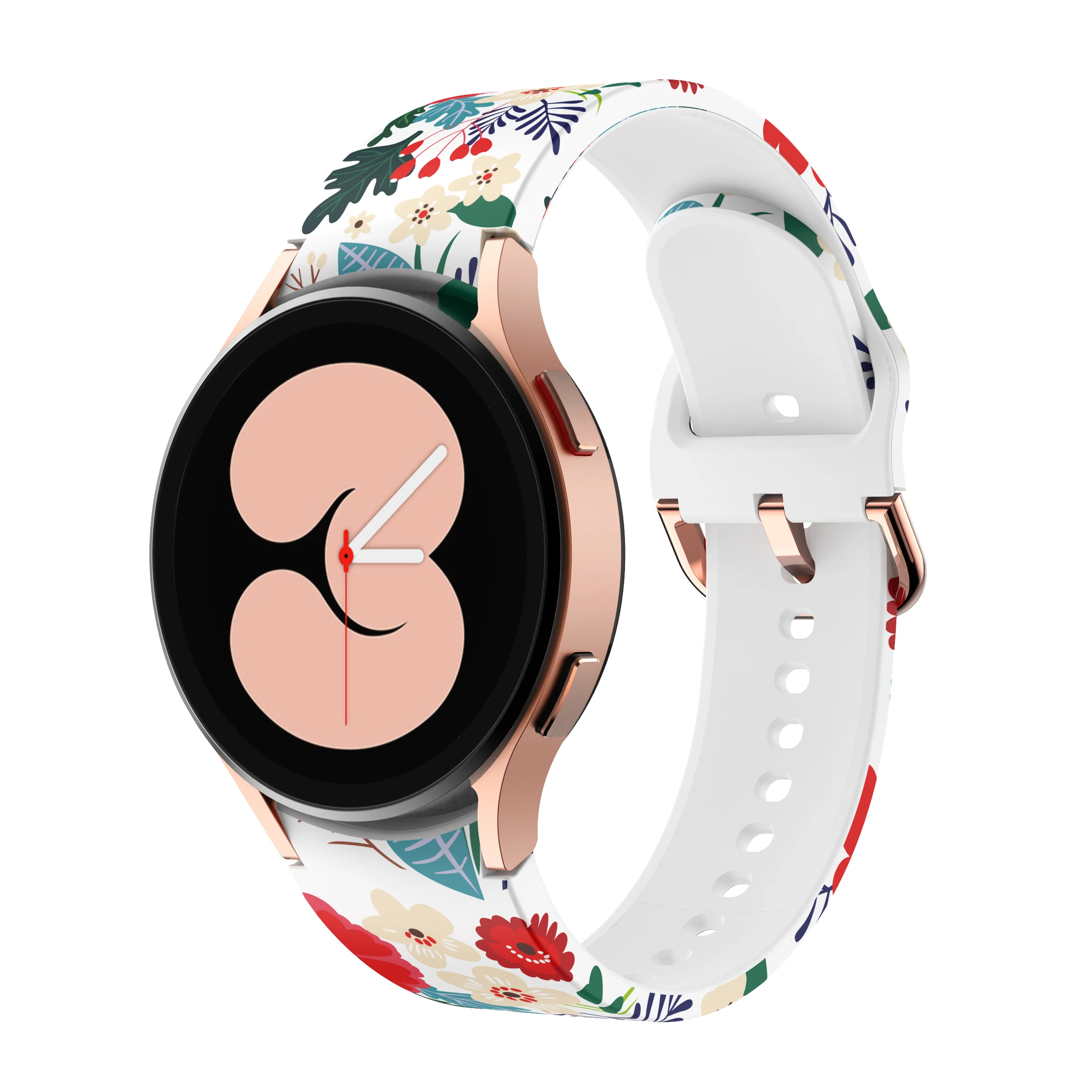 Correas deportivas con estampado de silicona para Samsung Galaxy Watch 7, 40mm, 44mm/Galaxy Watch 7, LTE, 44mm, pulsera de repuesto