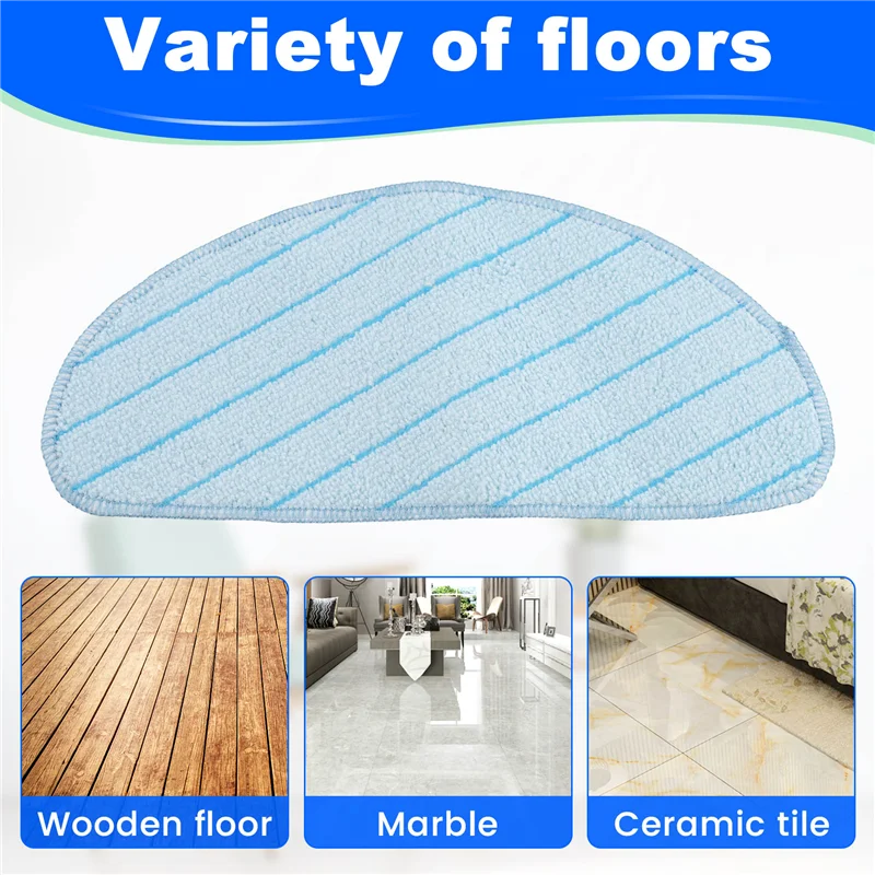 Техника для покупок, 6 шт., салфетки для Ecovacs DEEBOT OZMO T9, робот-пылесос, моющаяся накладка для швабры, тряпка для швабры