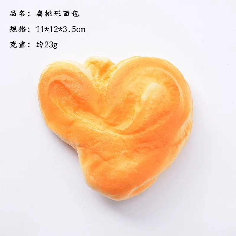 Artificial Bread Pressure Reliever Knead Stress Reliever  toy Fake Food Photography Prop Window Cabinet Model fidget toy gifts