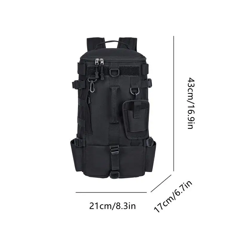 Angeln Rucksack Tackle Rucksack Mit Rutenhalter Wasserdicht Survival Pack Köder Lagerung Wandern Daypack Für Camping Wochenenden Kajak