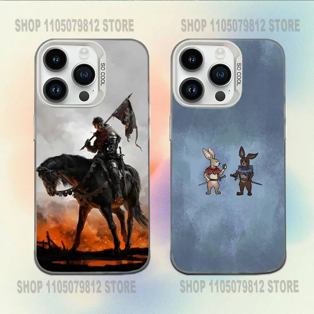 

KCD Kingdom Come Deliverance Phone Case For iPhone 16,15,14,13,12,11,Mini,Pro,E,MAX White Candy Matte Shockproof Cover