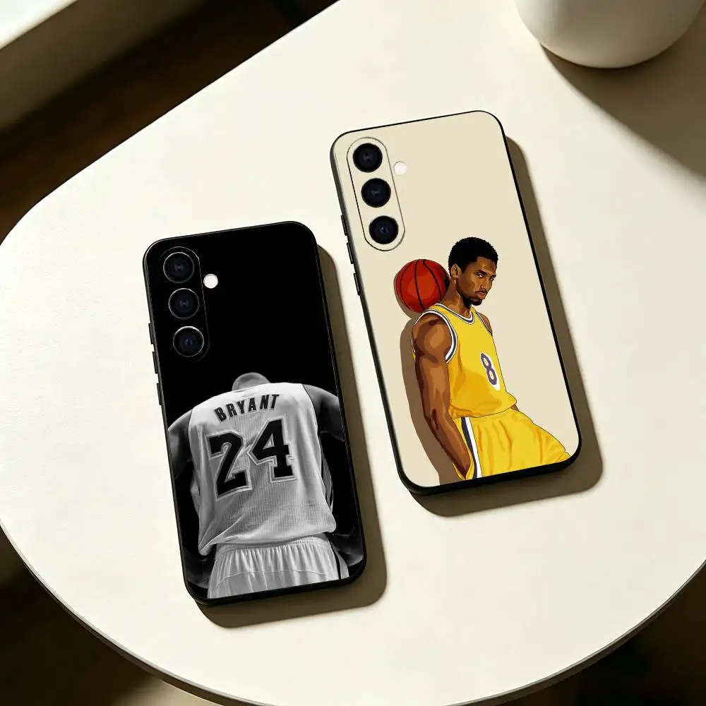 The Black Mamba K-Kobe Bryant Phone Case Black Silicone Soft For Samsung Galaxy A73,A72,A71,A70,A53,A52,A51