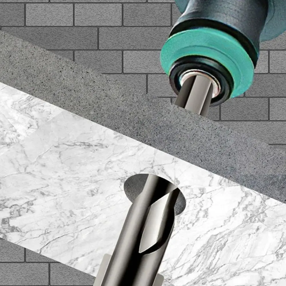 Oblique Head Eccentric Drill Bit Durable Multifunction Hex Shank Triangle Drill Bit Triangle Tile Drill Bit Bit Tools