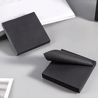 300 Sheets Black Self-Stick Memo Writing Pad, 6 Pads Message Notes Leaving Sticky Notes 5