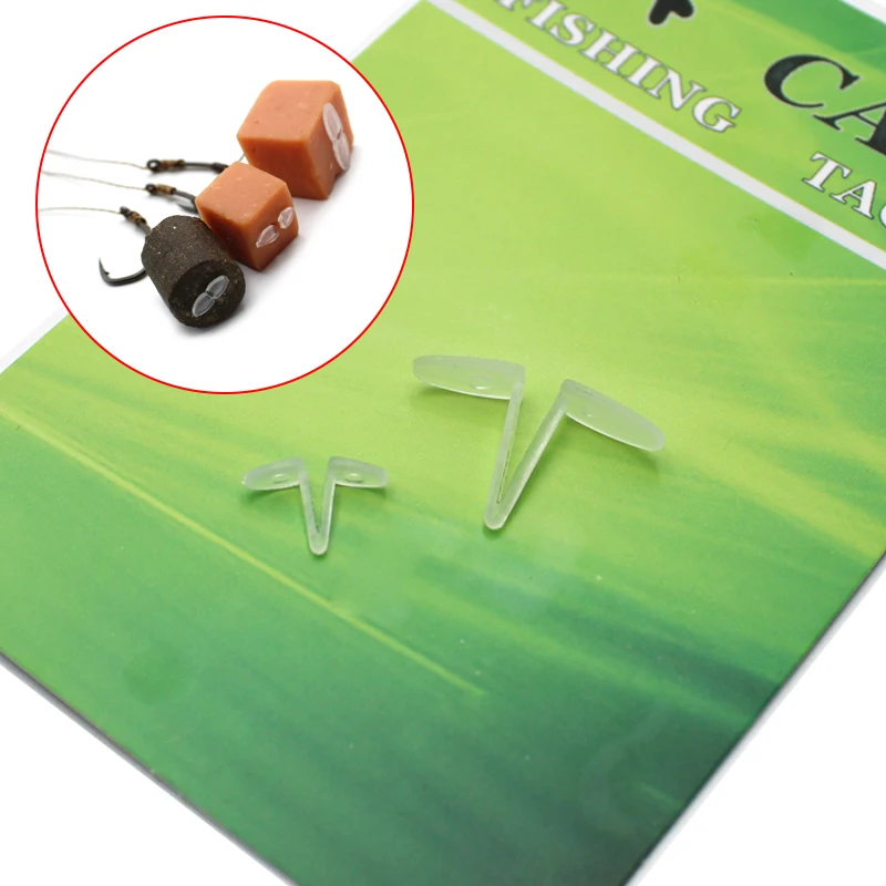 

5pcs Carp Fishing Accessories Meat Pellet Stop Pop Up Boilies Hair Ronnie Rig Bait Stop Line For Carp Fishing Terminal Tackle