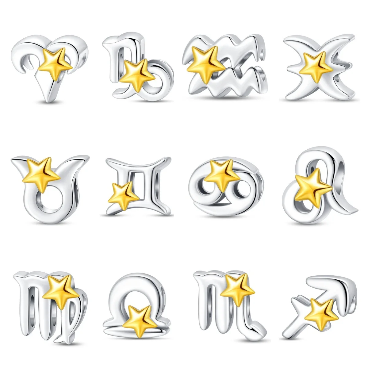 

Высококачественная серебряная звезда, подвеска на удачу, бусины, сделай сам, легкий роскошный браслет, аксессуары для женщин