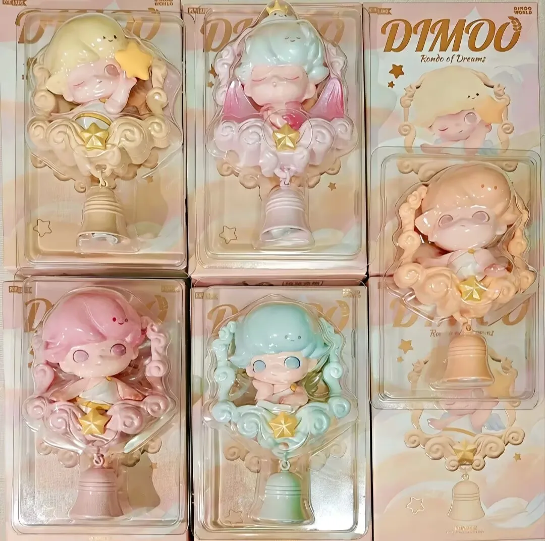 

POP MART DIMOO Rondo of Dreams Kawaii Anime Blind Box Action Figure - Surprise Mystery Doll for Girls Unique Gift