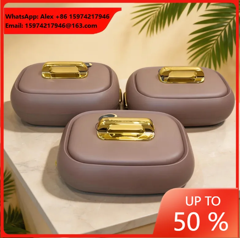 4.5L-5.5L-6.5L Modern 3-Piece Rectangular-Shaped ABS Plastic Food Warmer Containers With Insulation Multifunction Kitchen Use