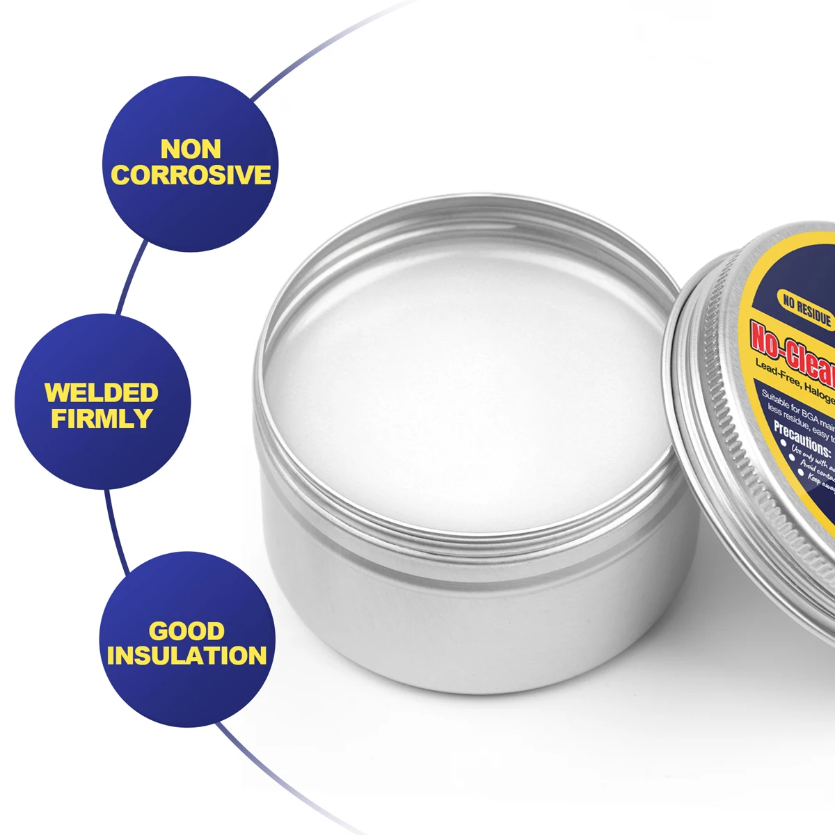 3.52oz/100g No-Clean Solder Flux Rosin Paste Flux For Soldering Iron Tip Lead-Free Soldering Flux Paste Repair/Soldering/Welding