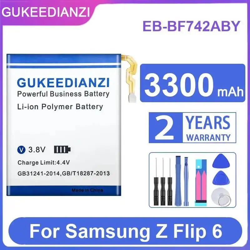 Mobile Phone Battery High Capacity 3300mAh EB-BF742ABY For Samsung Z Flip 6 Stable