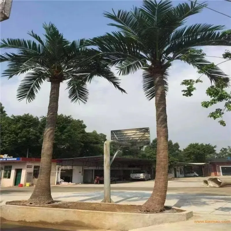Factory Artificial Coconut Trees Outdoor Large Coconut Tree Artificial for Decoration Indoor Simulated Trees