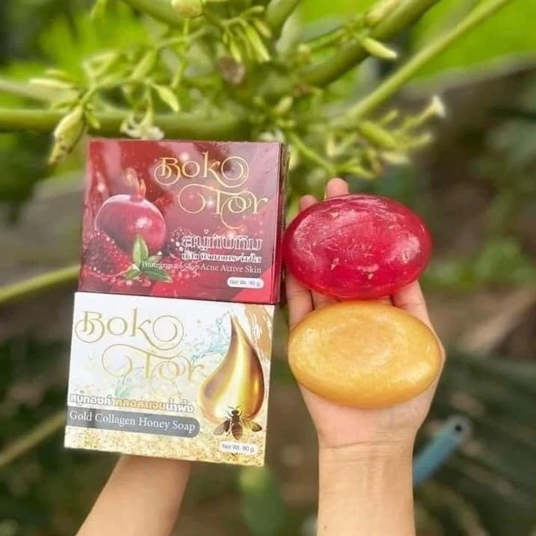 

Thai BokTor Facial Cleanser For Whitening And Removing Spots, Acne, Skin Blemishes, Brighten white, Moisturizing luster Skin 90g