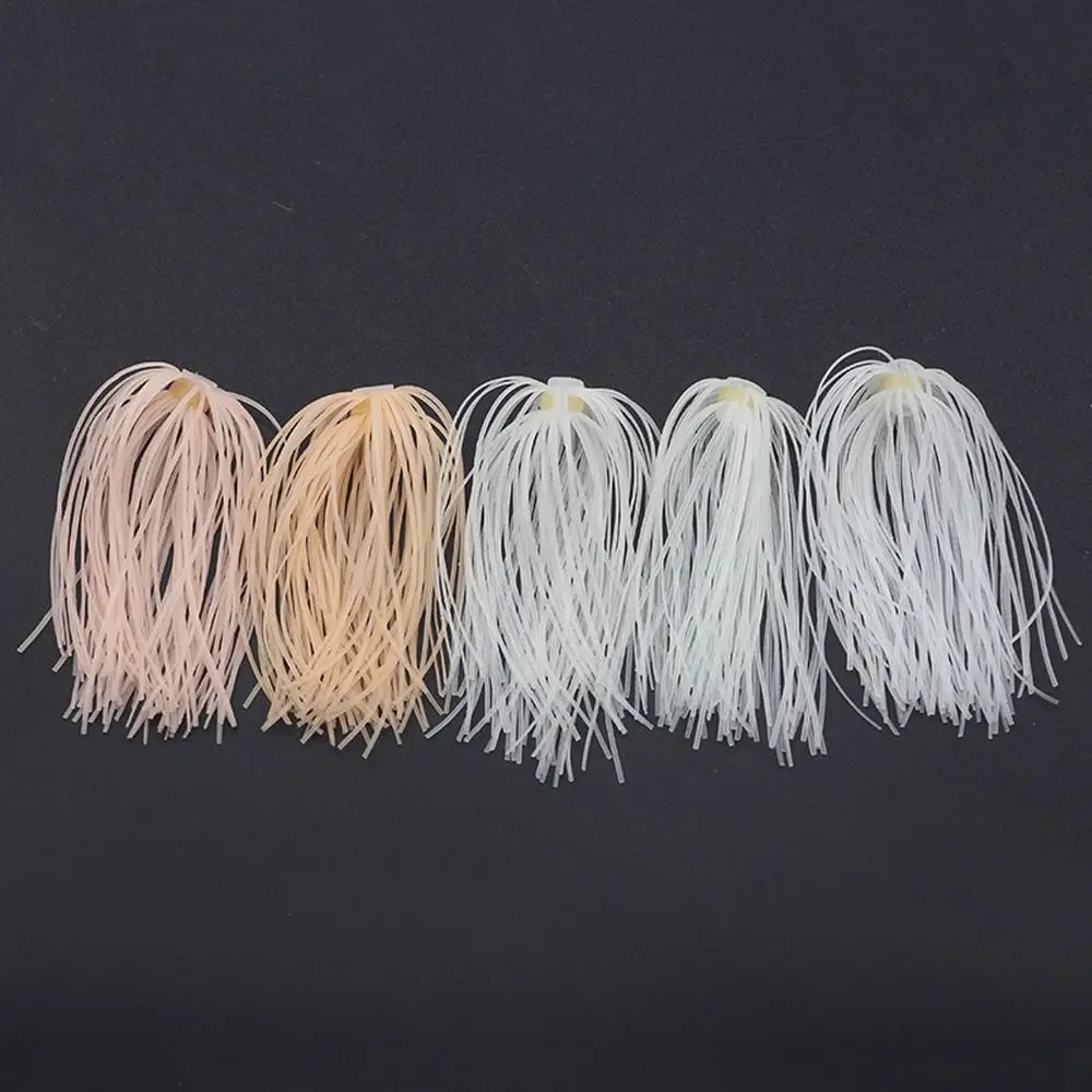 Luminous Fishing Umbrella Skirts 88 Strands Elastic Hole Lure Silicone Skirts Replacement Fly Tying Silicone Jig Skirts - view 5