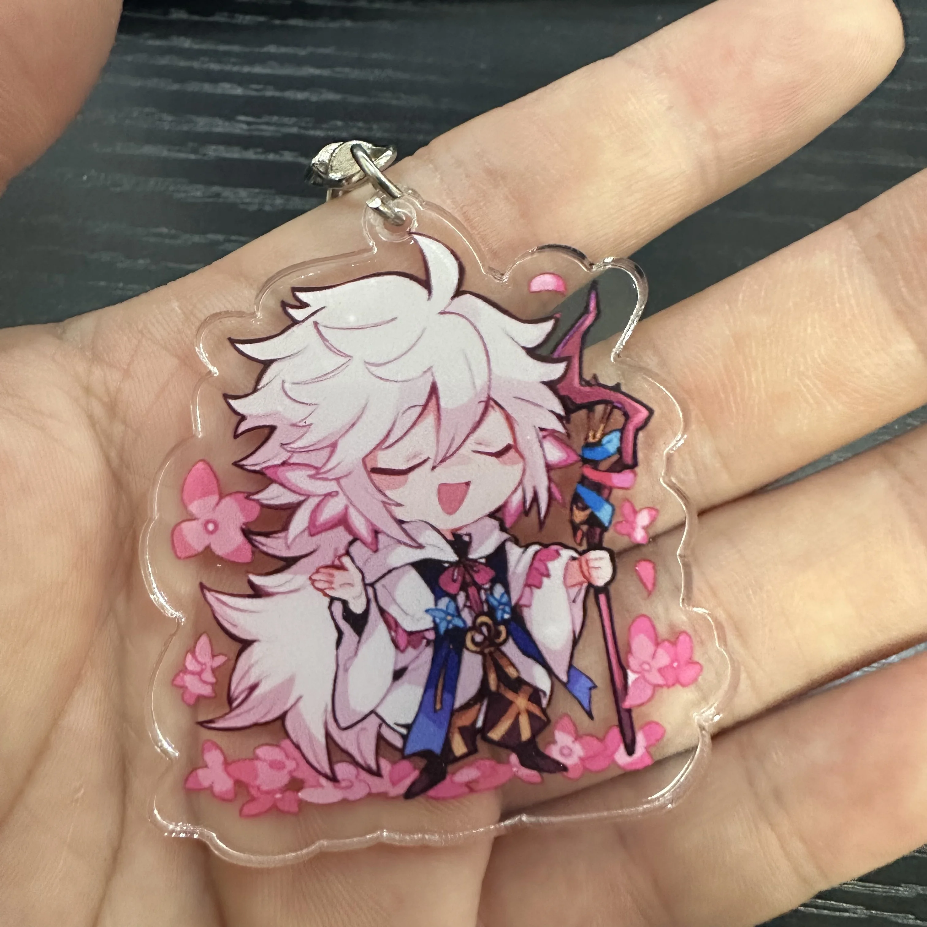 Hot Game fate FGO figure oan of Arc Merlin Mash Kyrielight Alter Cosplay acrilico Keychians Kawaii Bag accessori fan regali