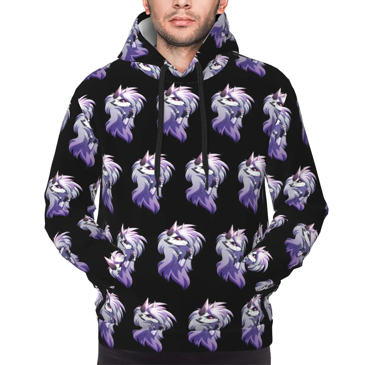 Helluva Boss Loona هوديي Harajuku البلوز الخريف الشتاء الرجال النساء بلوزات طويلة الأكمام بلايز #1