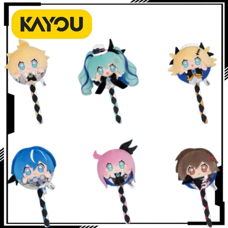 

KAYOU Hatsune Miku Concert Support Merchandise Cartoon Hatsune Miku Lollipop Plush Decoration Anime Peripheral Festival Gift