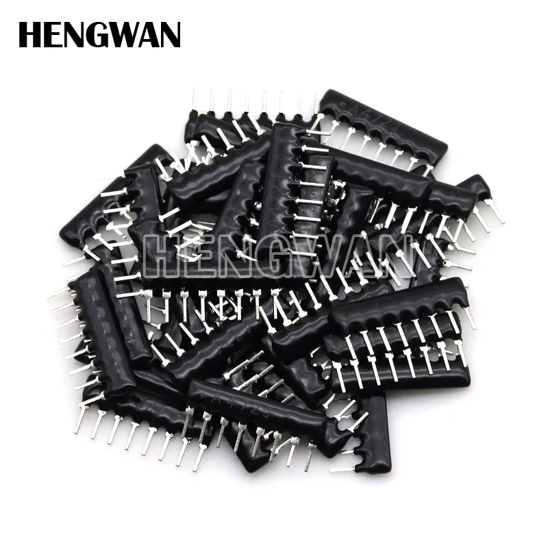 10pcs 9PIN 8PIN 7PIN 6PIN 5PIN exclusion Network Resistor array DIP 100 220 470 680 1K 1.2K 1.5K 2K 2.2K 4.7K 5.1K 10K 100K ohm