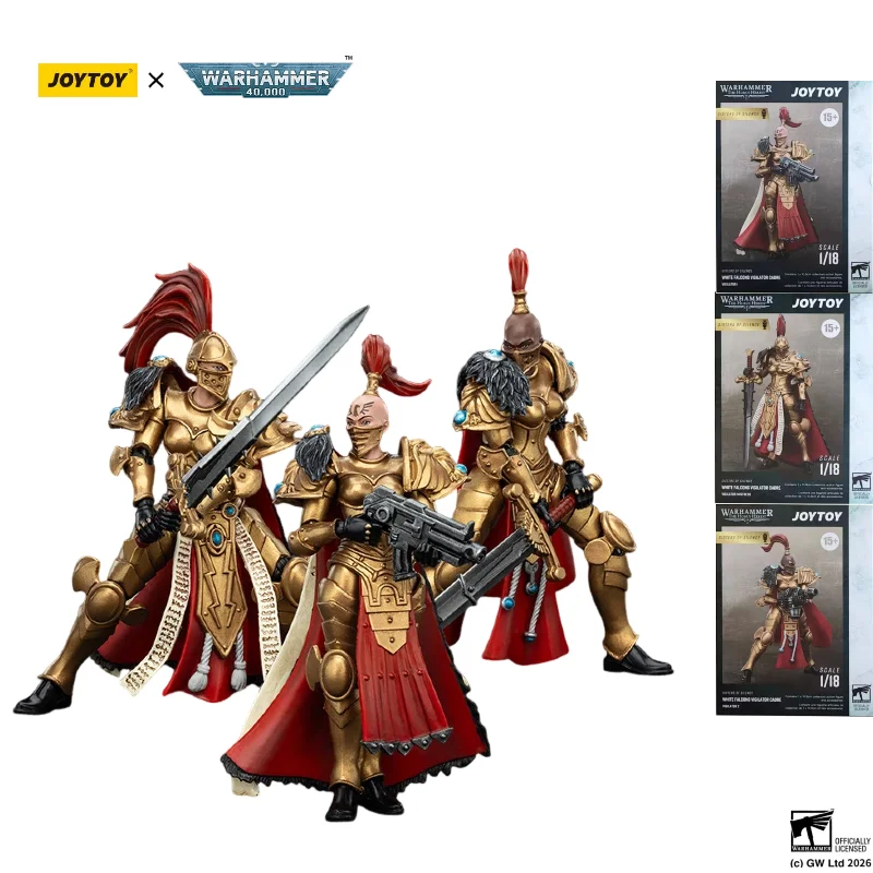 

In Stock 1/18 Scale JOYTOY Warhammer 30K Silent Sisterhood Gyrfalcon Vigilator Mistress JT00850 Action Figures Collectible Toy
