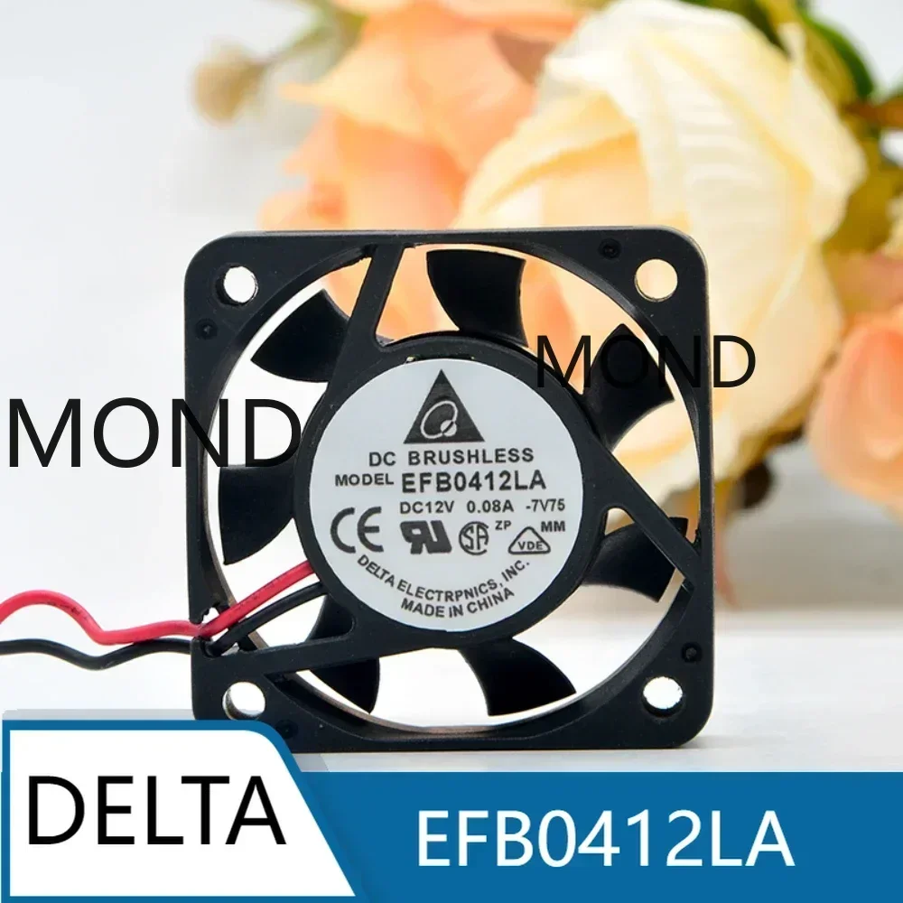 EFB0412LA Delta Cooling Fan 4cm DC 12V 0.08A 4010 40*40*10MM PWM Dual Ball Silent Cooler New - Image 3