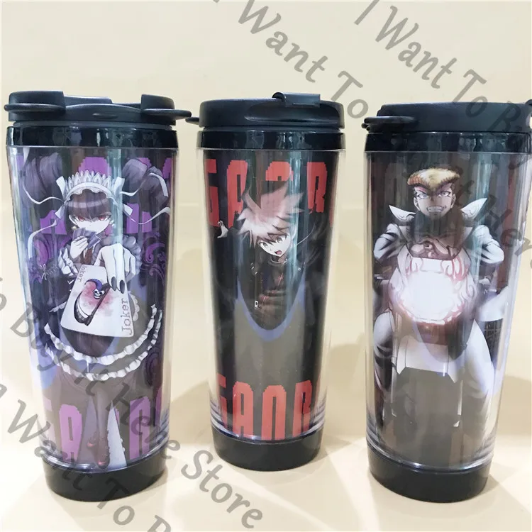 

17 см аниме Danganronpa Naegi Makoto Yasuhiro Taeko Mondo Owada косплей мультфильм изолированная чашка для воды стеклянный талисман фанаты подарок