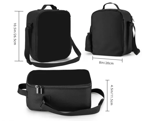 صندوق غداء للفتيات والأولاد، حقائب محمولة مضادة للتسرب من البيسبول مع حزام كتف قابل للتعديل، حقيبة حمل متينة وقابلة لإعادة الاستخدام