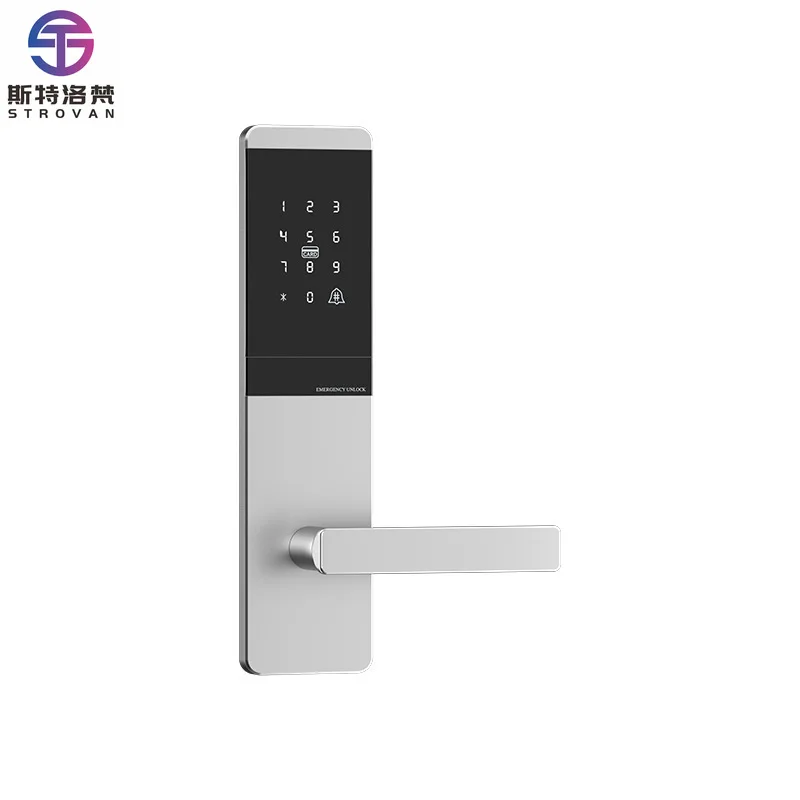 

Smart Keyless Entry Lock Digital Portable Security Lock for Apartment Hotel Aluminum