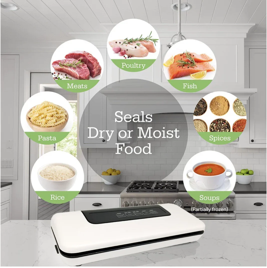 New Small Household Mini Vacuum Bag Sealing Machine Food Automatic Vacuum Sealing Machine Handheld Vacuum Sealers
