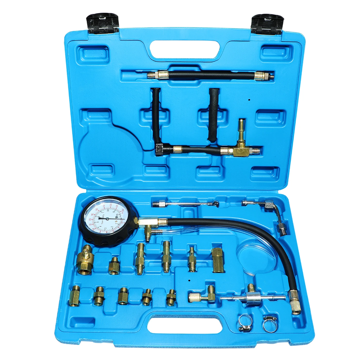 Fuel Pump Pressure Vacuum Tester Gauge - Fuel Engine Vacuum Pressure Gauge Premium