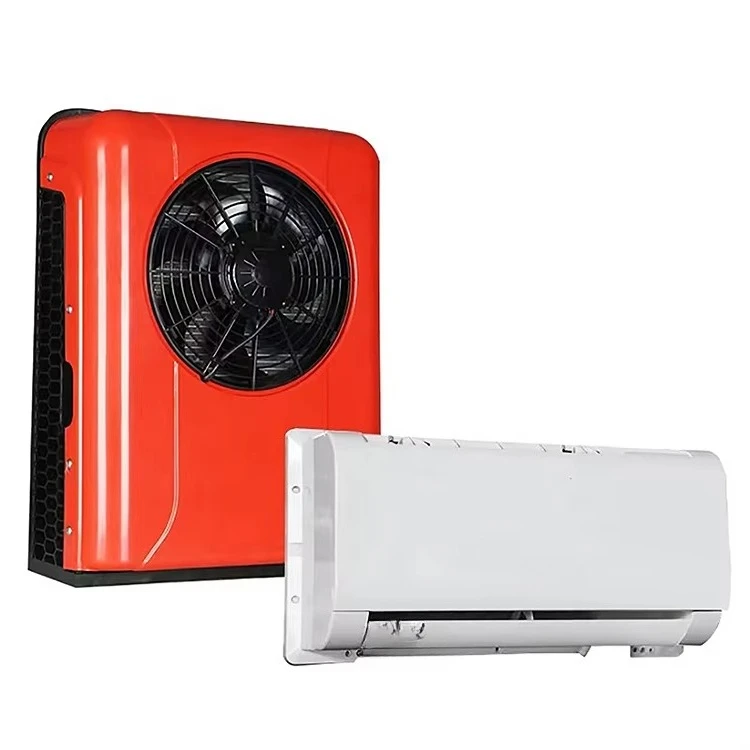 Factory Directly Supply  Battery Powered Wall Mounted and Roof Top Mounted Split Truck Rv 12v 24v Parking Cooler Air Conditioner