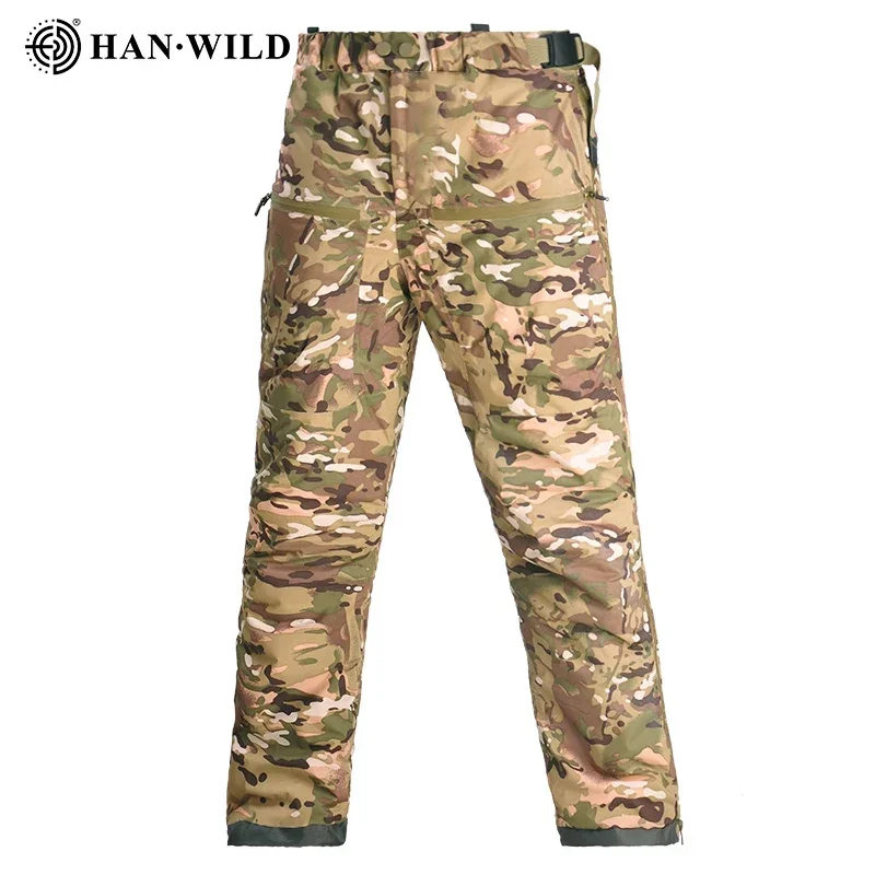 

Men Outdoor Cotton Hiking Pants Tactical Men's Winter Super Thick Pants Waterproof Ski Pants US CP Pant Camo Hiking New