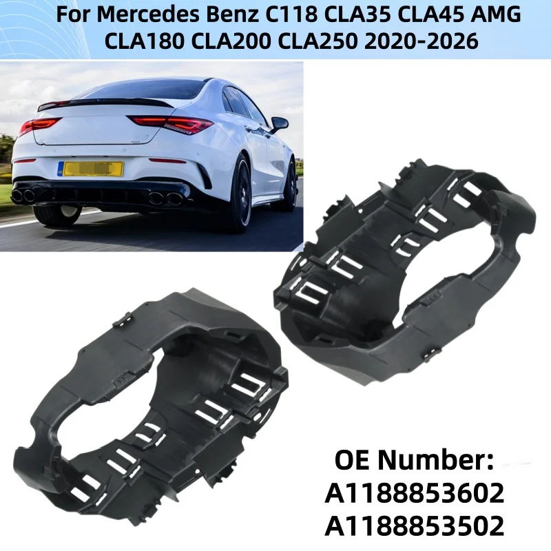

Rear Bumper Exhaust Pipe Bracket Tailpipe Holder For Mercedes Benz C118 CLA35 CLA45 CLA AMG 2019 2020 2021 2022 2023 2025 2026