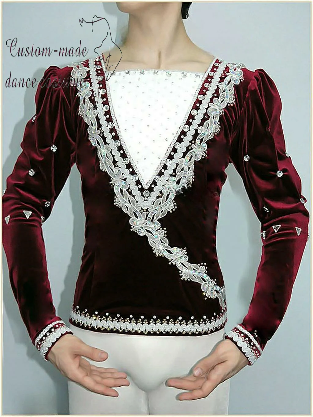 New men's ballet clothing high-end private custom adult children performance competition clothing